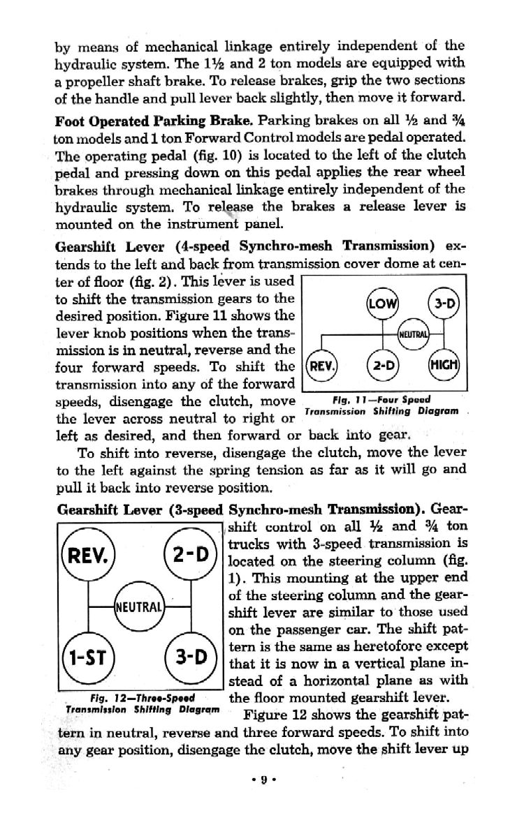 1951 Chevy Owner's Manual