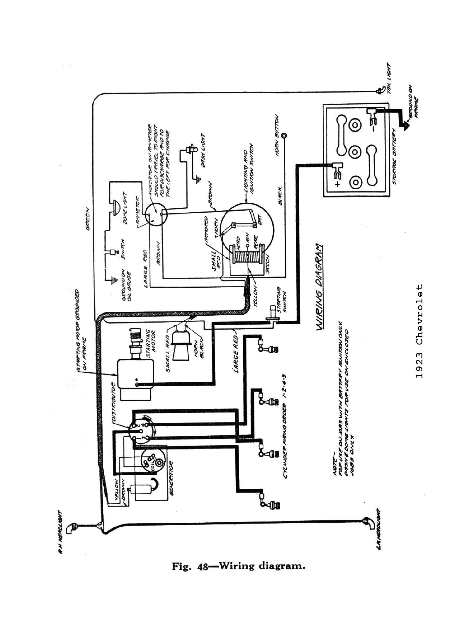 Wiring Manual PDF: 1933 Chevrolet Wiring Diagram