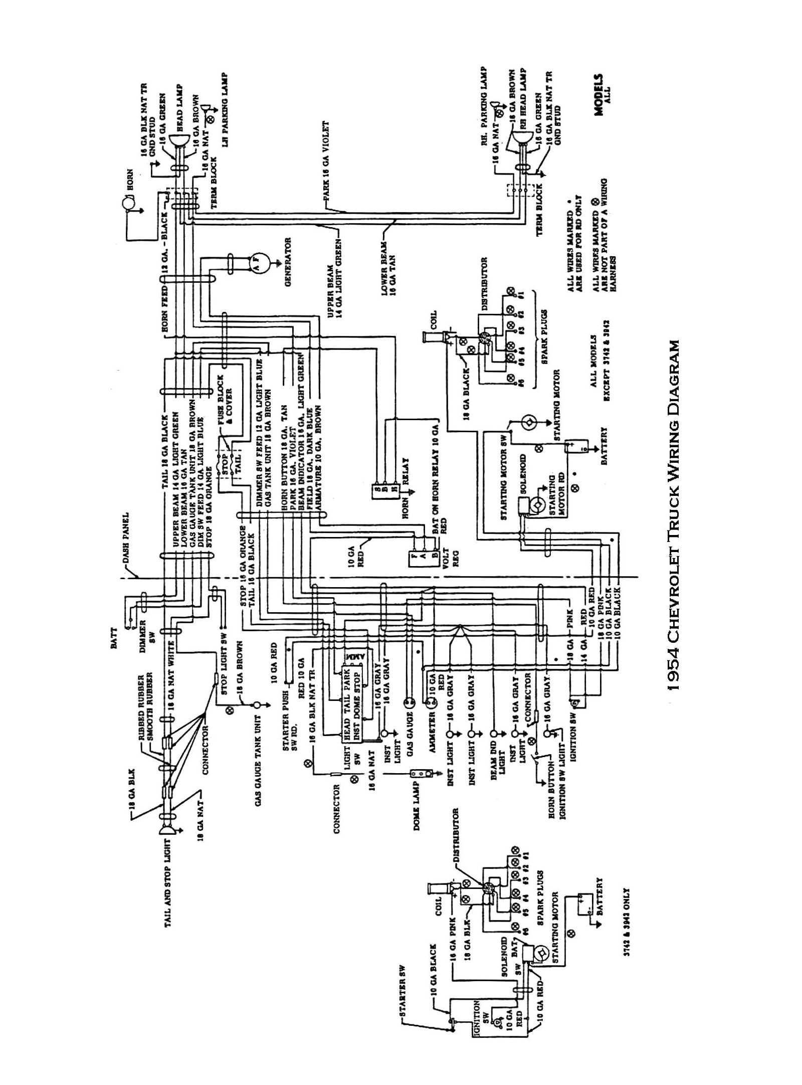 52 Chevy Pickup Wiring Diagram Schematic Wiring Diagram
