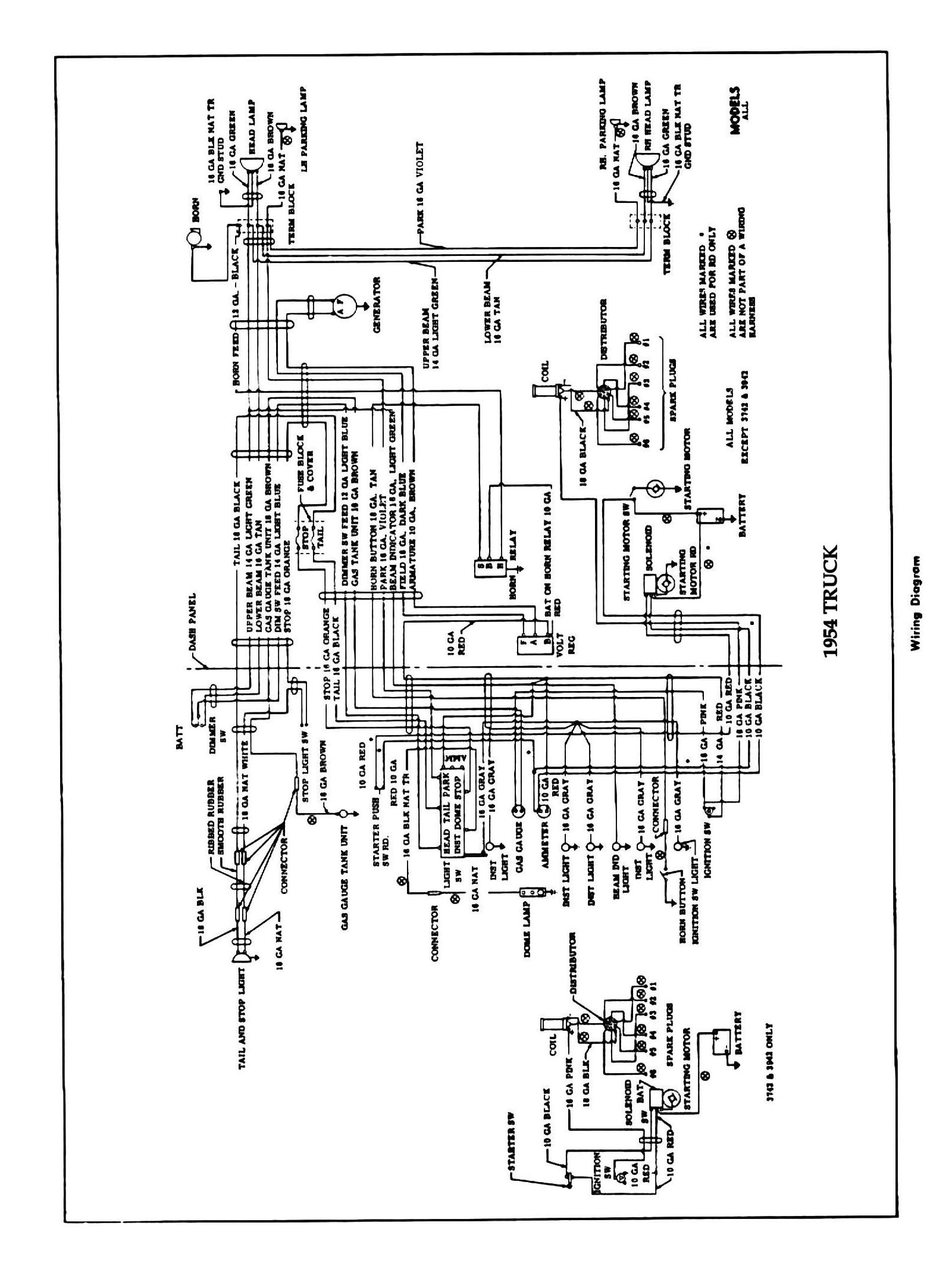 1952 Chevy Truck Ignition Wiring Diagram