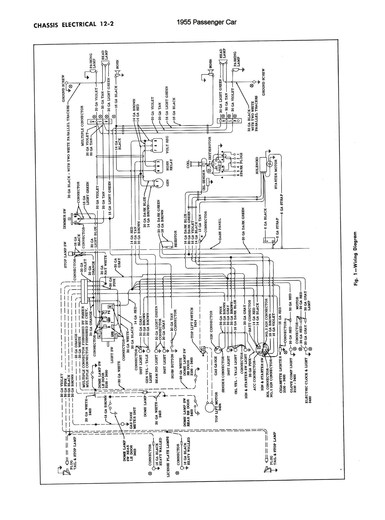 1955 Chevy Wiring Diagram