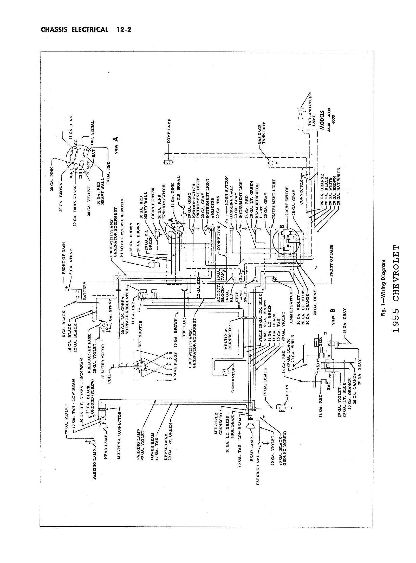 Where Is The Fuse Box For A 1955 Chevy Truck