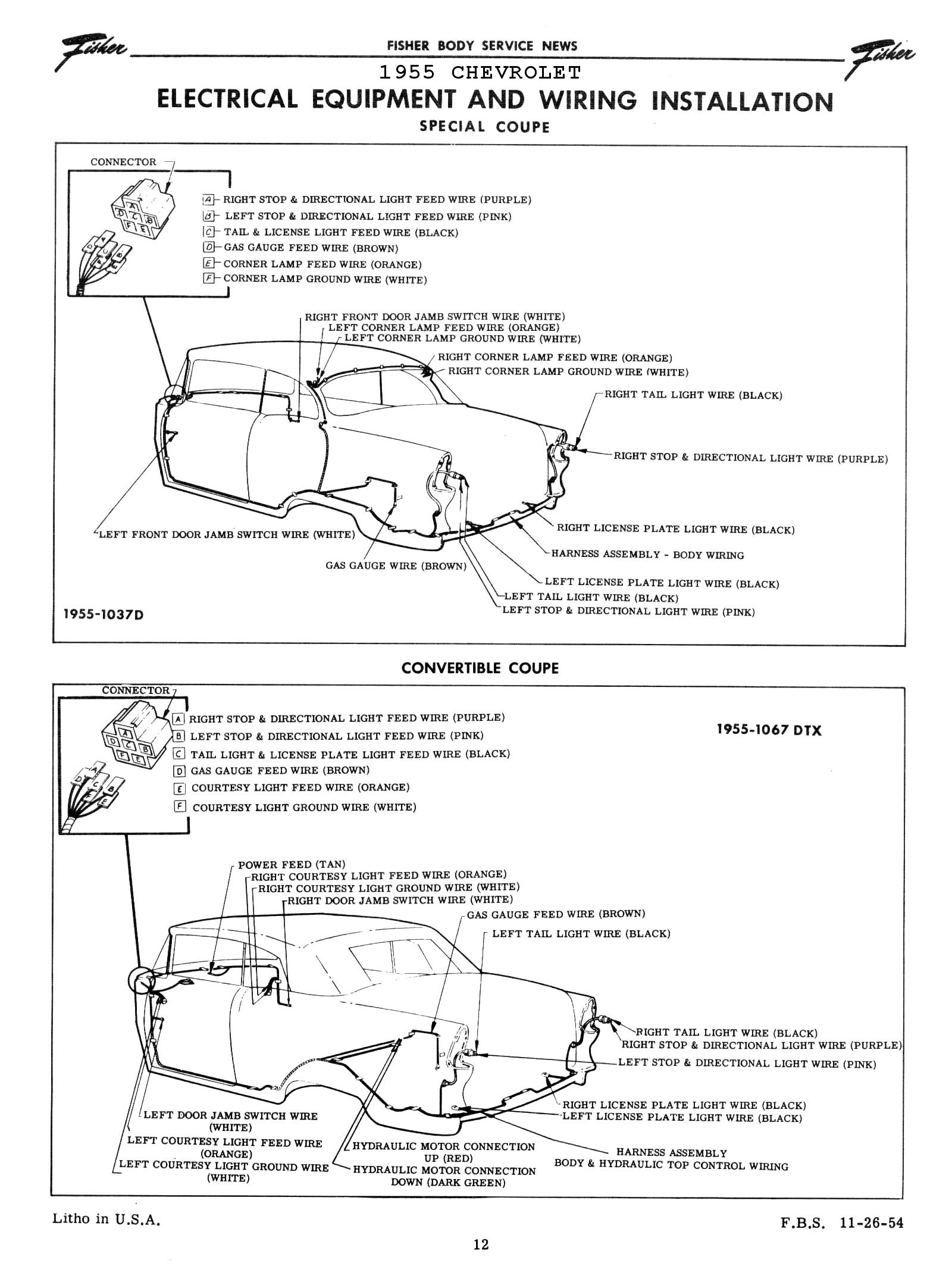 1955 Chevy Bel Air Ignition Switch Wiring Diagram - Wiring Diagram and