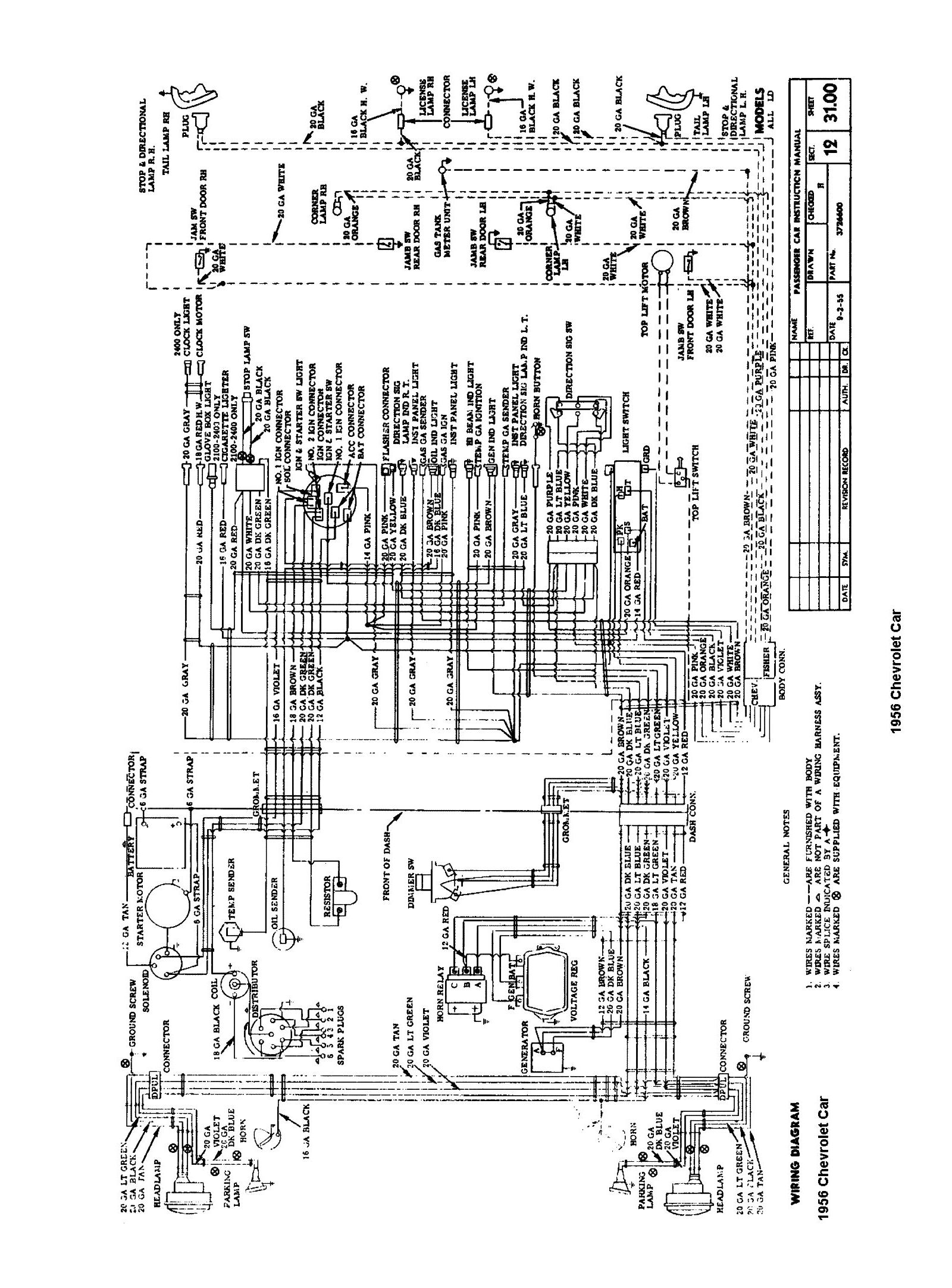 57 Chevy Wiring Diagram from chevy.oldcarmanualproject.com