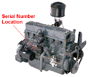 chevrolet 235 engine serial number