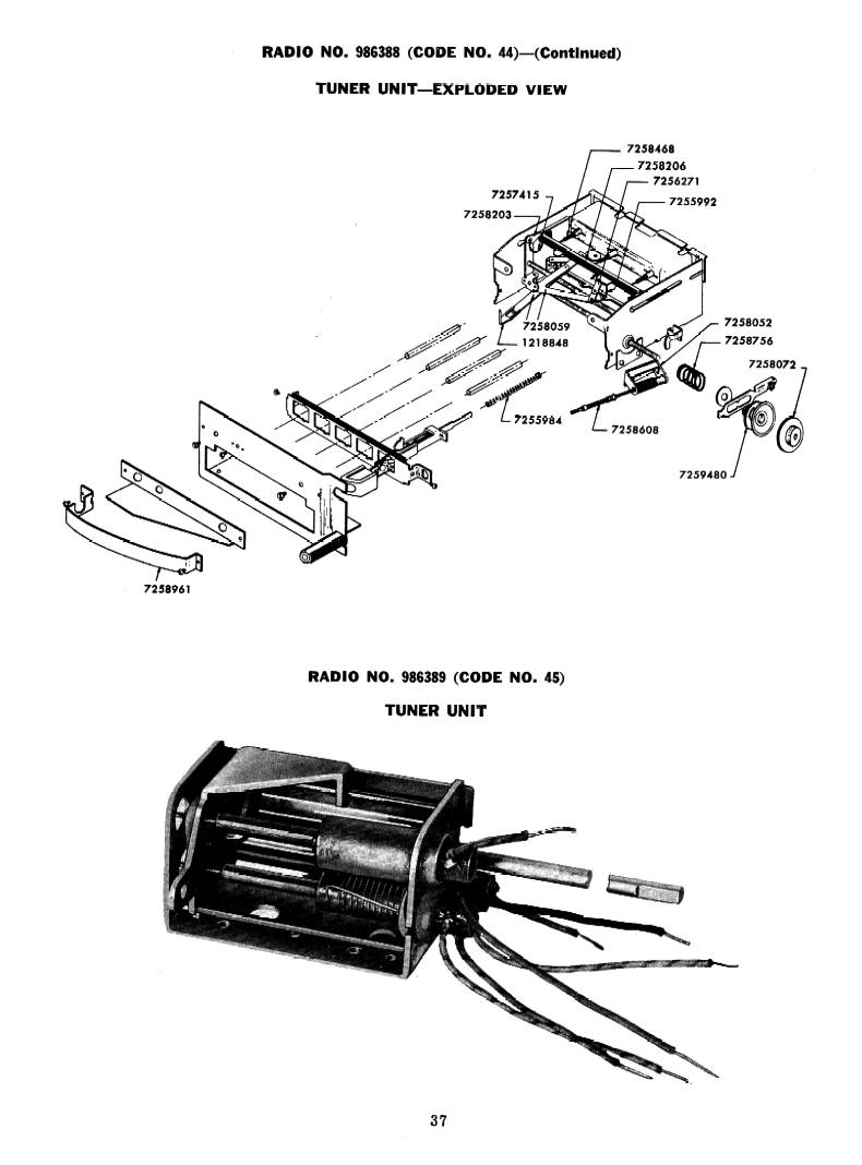 1940-52 Chevrolet Radio Parts