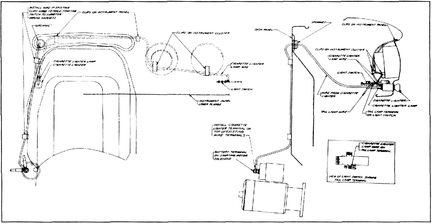1951 Chevy Accessories Installation Manual