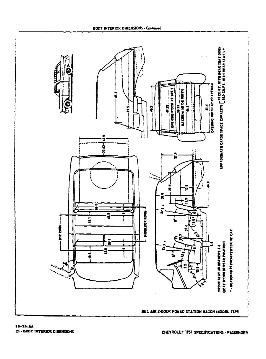 1957 Chevrolet Specifications