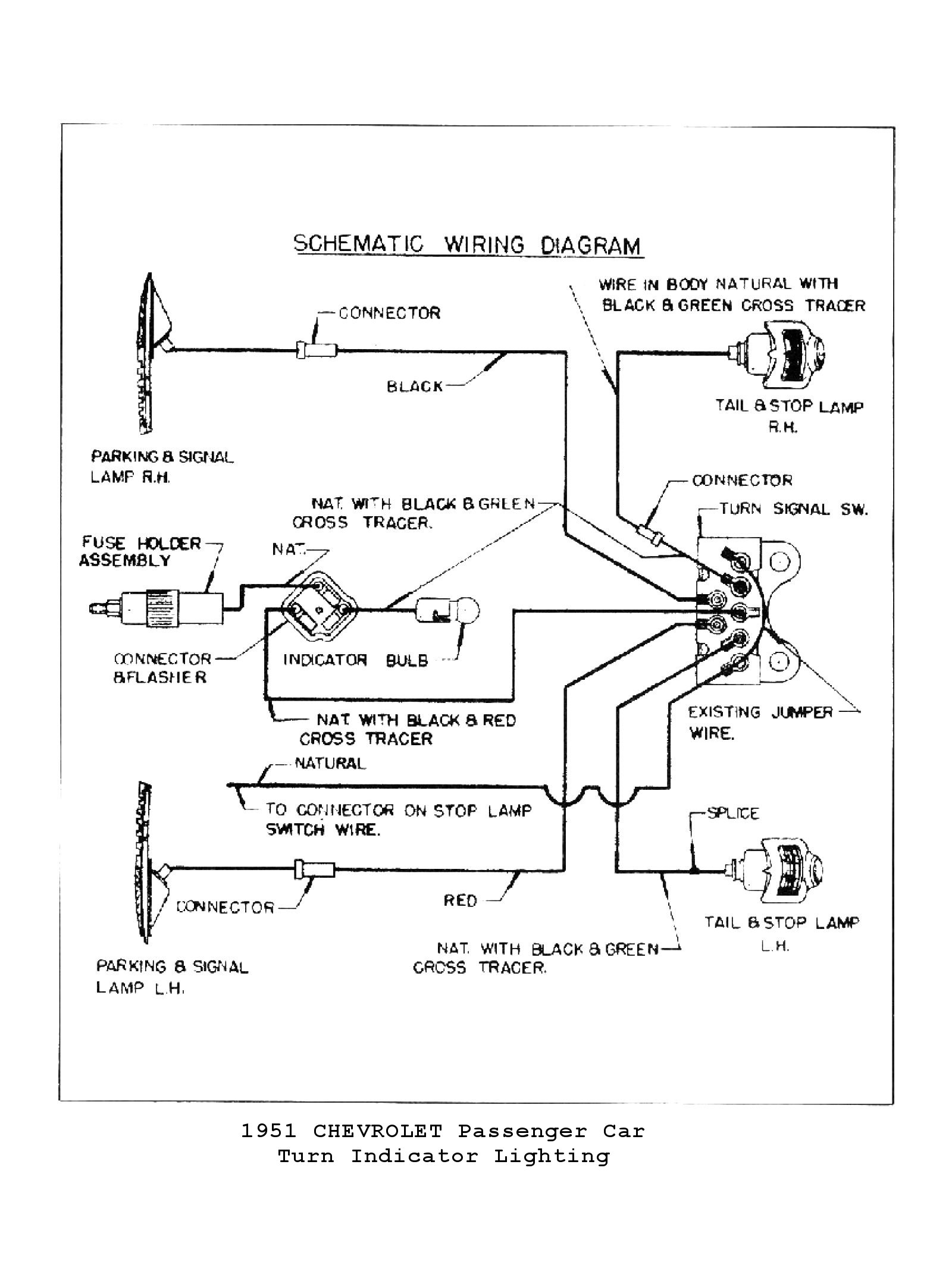 Ford Turn Signal Wiring Diagram from chevy.oldcarmanualproject.com