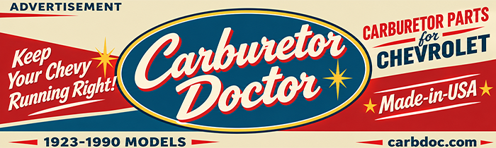 Replacement parts for 1923-1990 Chevrolets at carbdoc.com